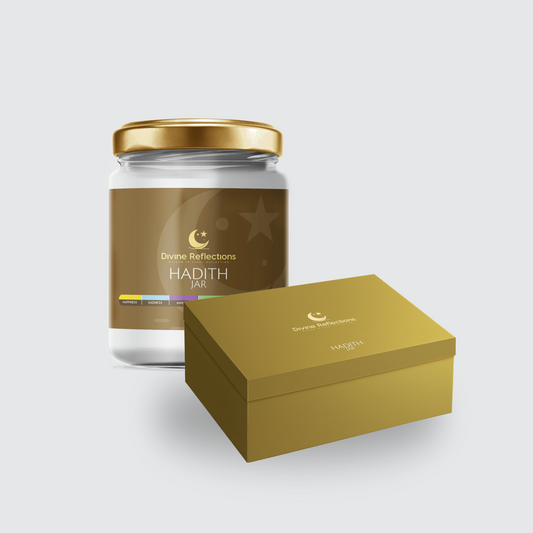 Islamic Hadith Jar with timeless prophetic sayings for spiritual guidance
