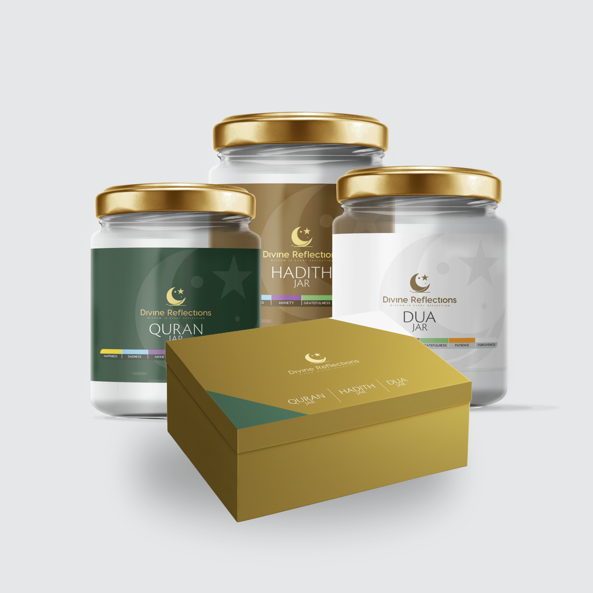 Trio of faith jars – perfect bundle for heartfelt giving and personal spiritual growth.